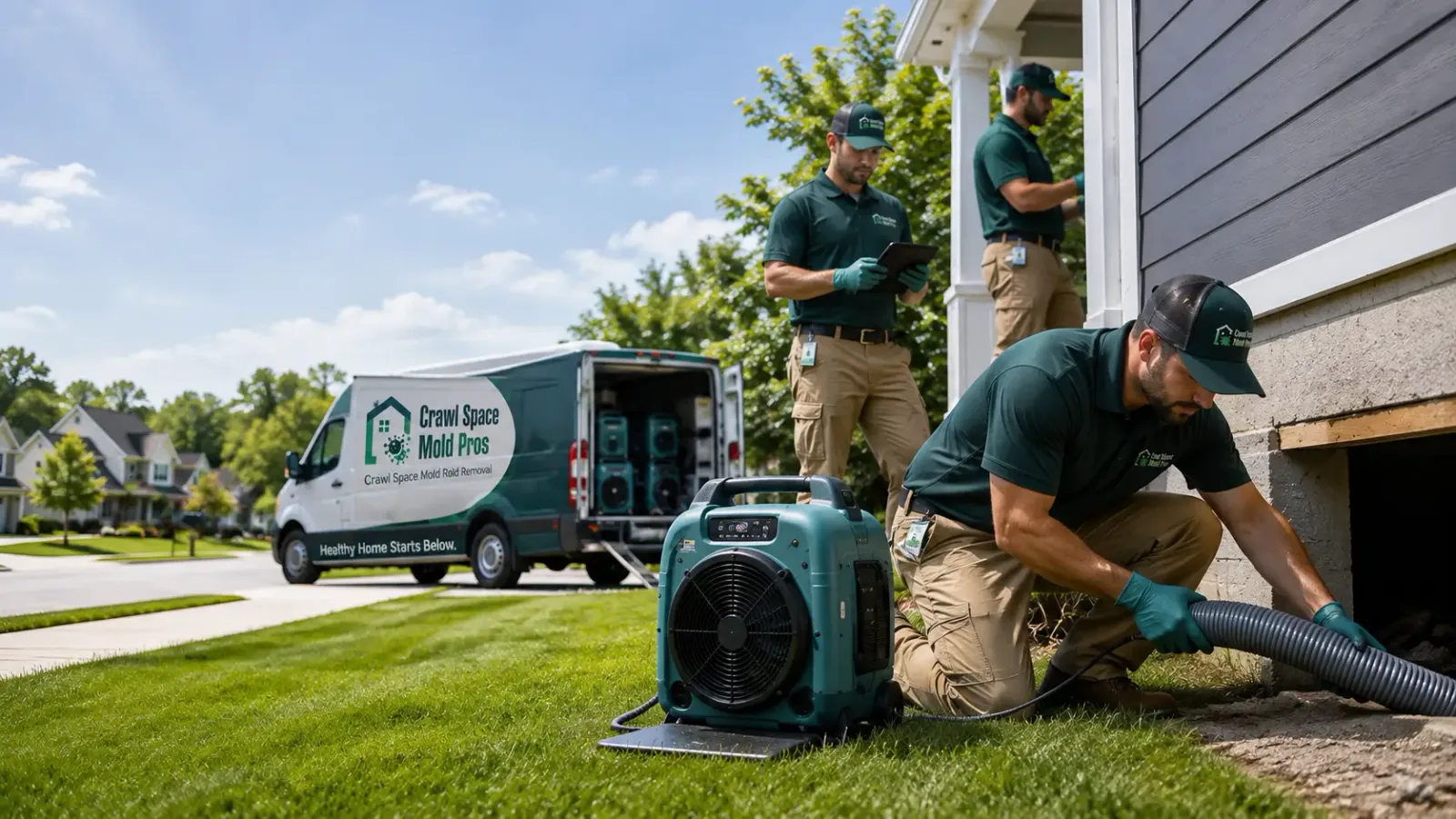 Crawl Space Mold Removal in Texas
